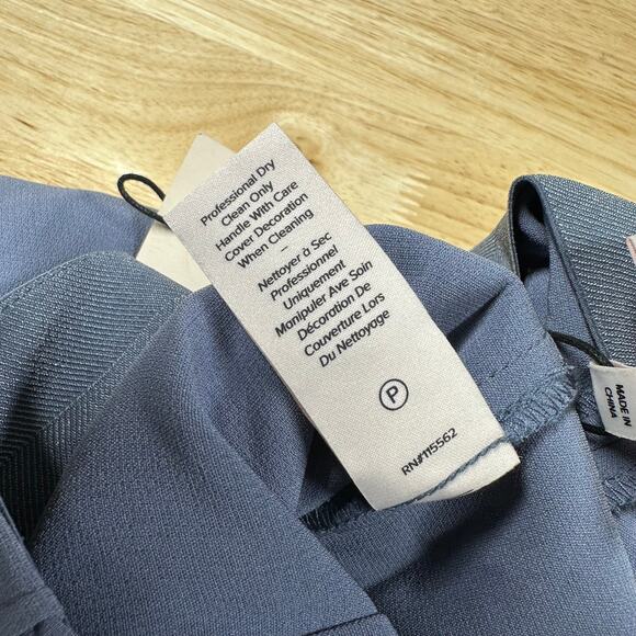 Cinq a Sept NWT Kayden Embellished Beaded Ankle Dress Pants Blue Size 6 - Picture 7 of 10